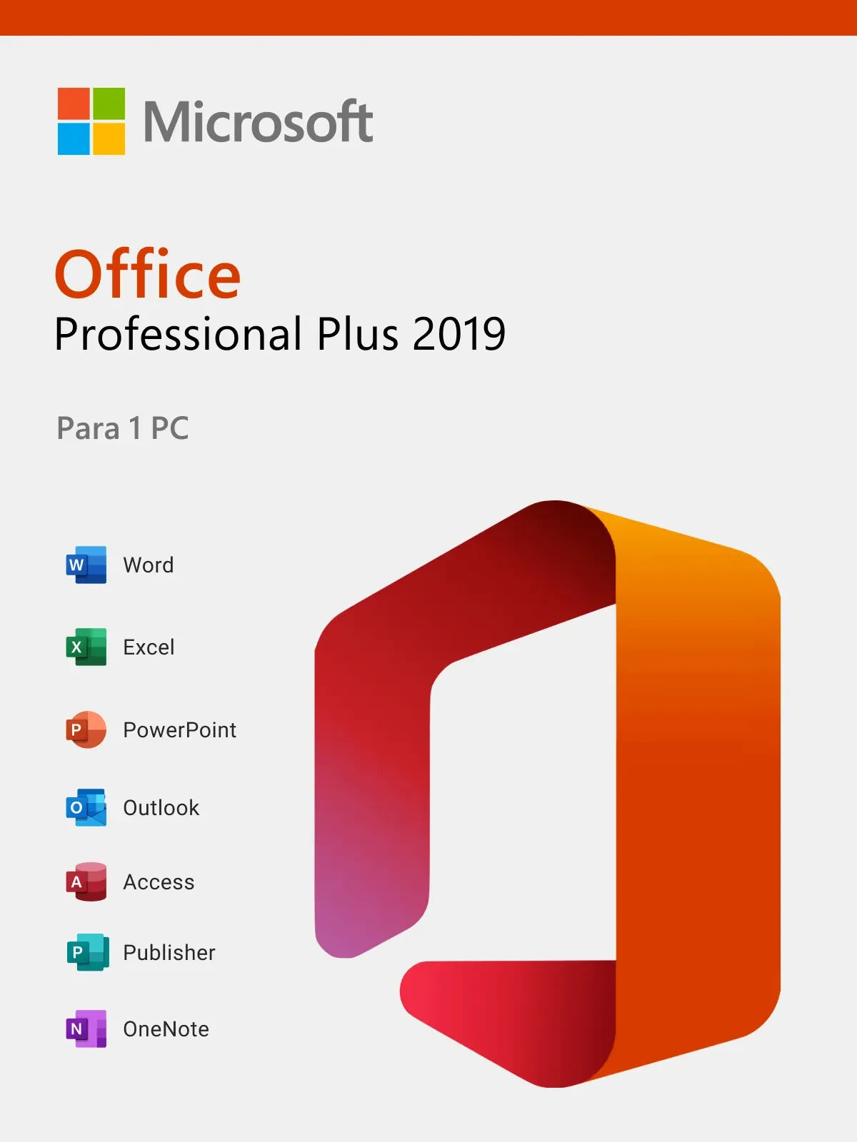 Office 2019 Pro Plus activación telefónica-Permanente